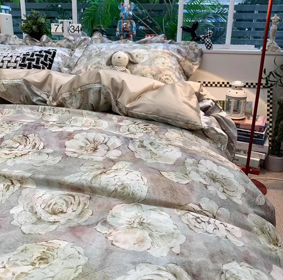 Постельное белье Fairyfair с оборками винтажный комплект постельного белья