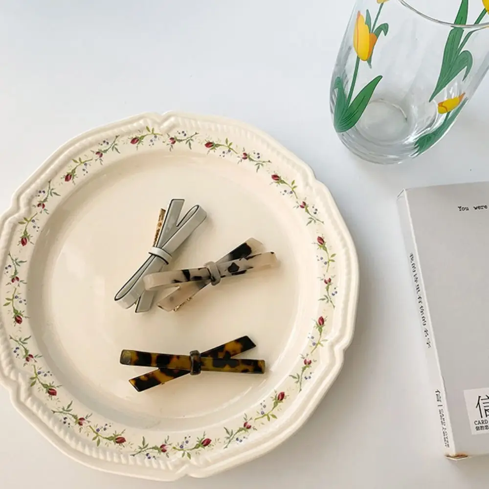 Заколка для волос с узелком-бабочкой женская повседневный модный элегантный