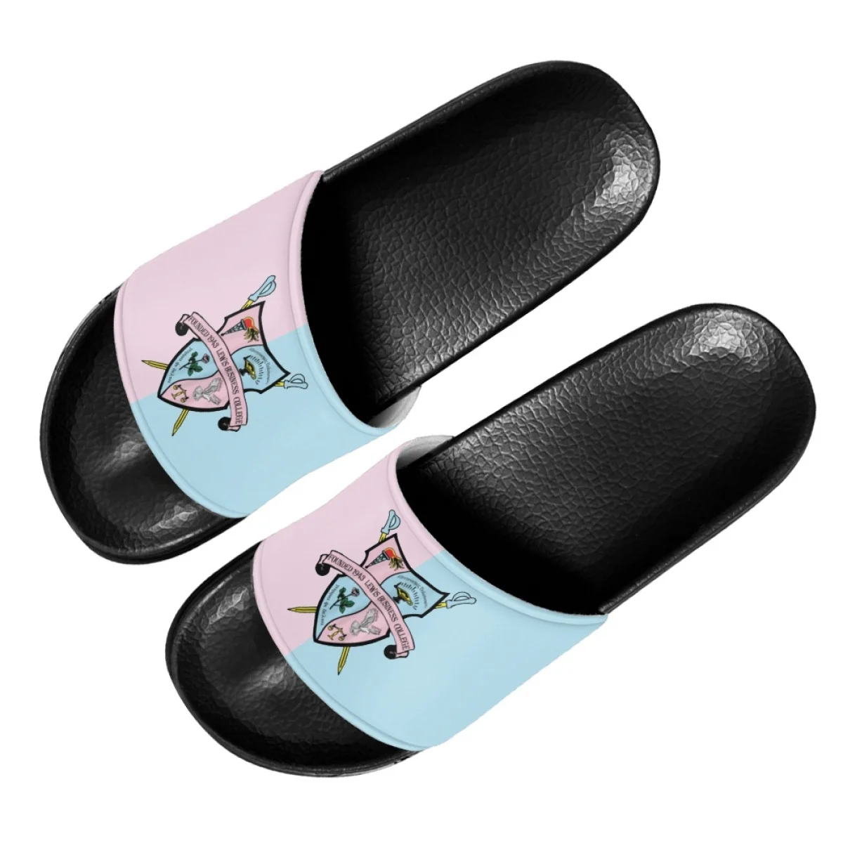Breathable Non-slip Beach Slippers Gamma Phi Delta Pattern Comfortable Flat Sandals Female High Quality Flip Flops Zapatos Mujer