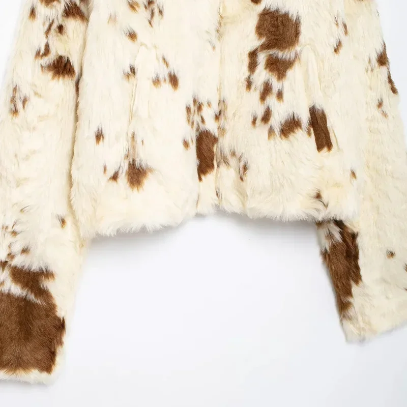 Куртка женская укороченная с мехом на осень/зиму