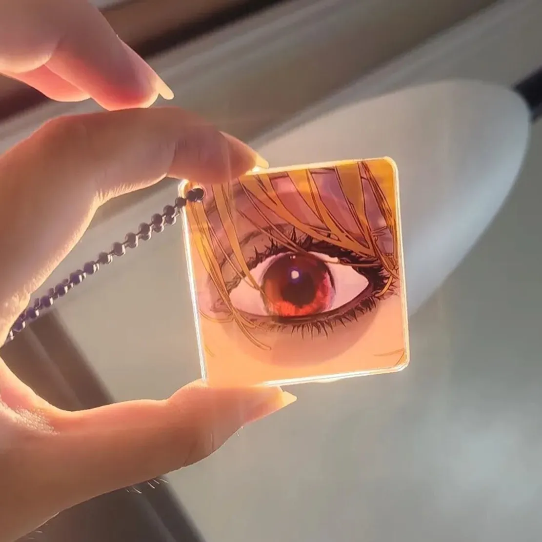 Брелок для ключей в стиле аниме Kurapika двусторонний акриловый брелок с красными