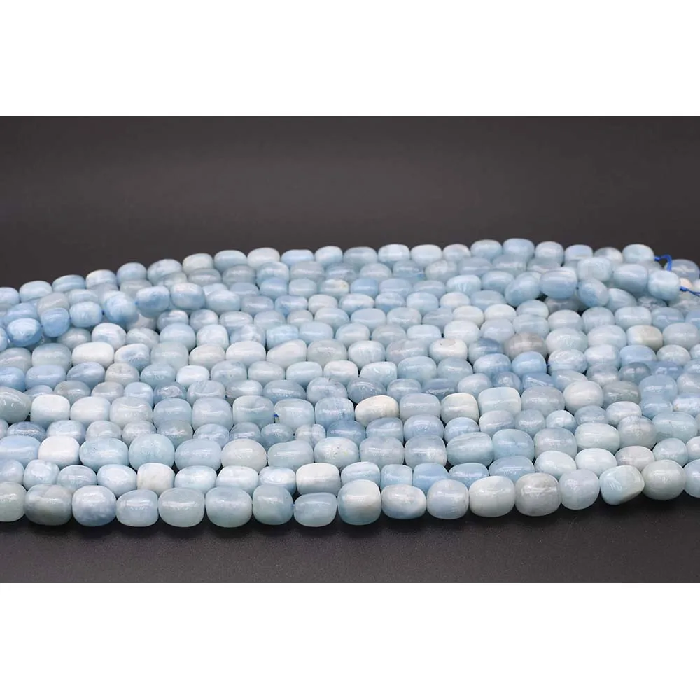 

Бусины Из Натурального гладкого аквамарина, 13 х16 мм, 15 дюймов