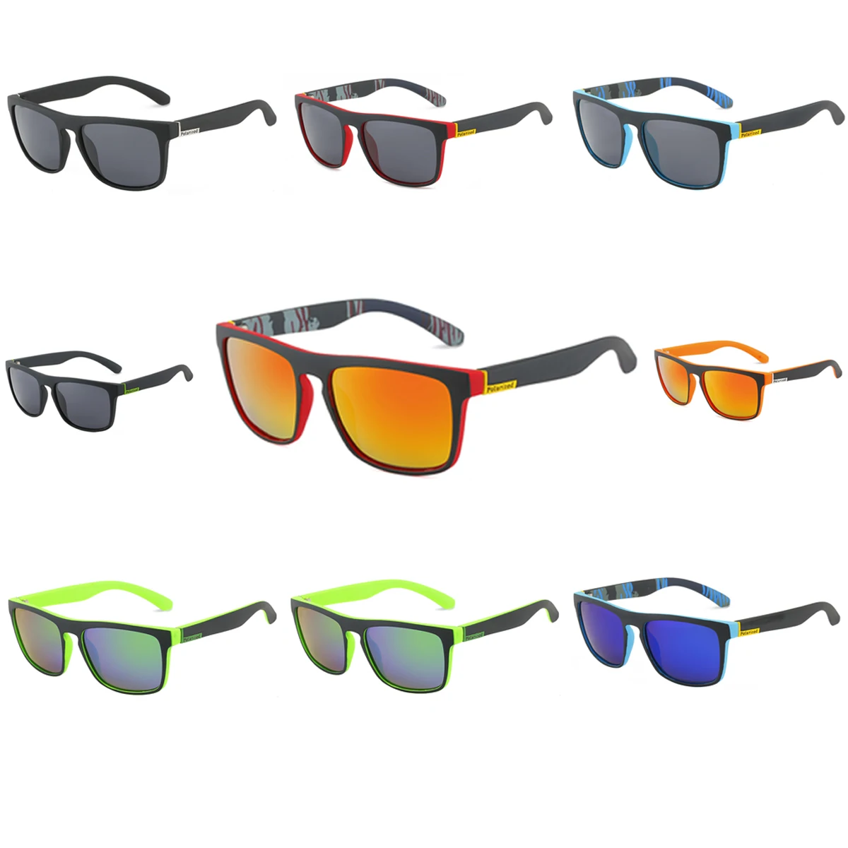 

2023 Polarized Sunglasses Cycling Glasses Outdoor Sports Driving Travel for Men Women Fashion UV400 Goggles Anti Glare