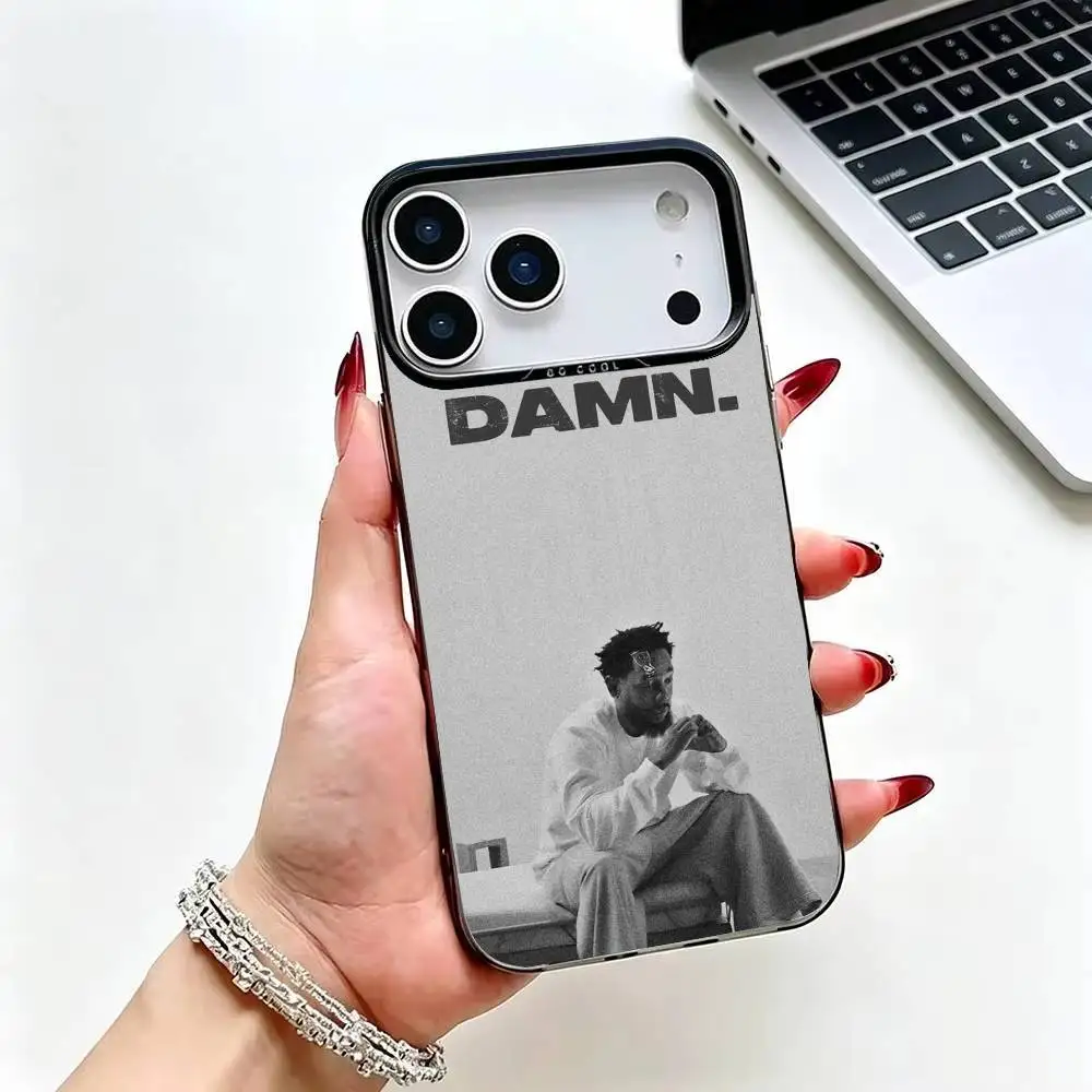 Чехол для телефона с изображением рэпера К-Кендрика Л-Ламара для iPhone 17, 16, 15, 14, 13, 12 Plus, Pro Max, с цветным серебристым покрытием внутри. (art.: 3920dce729aa8) - 3920dce729aa8