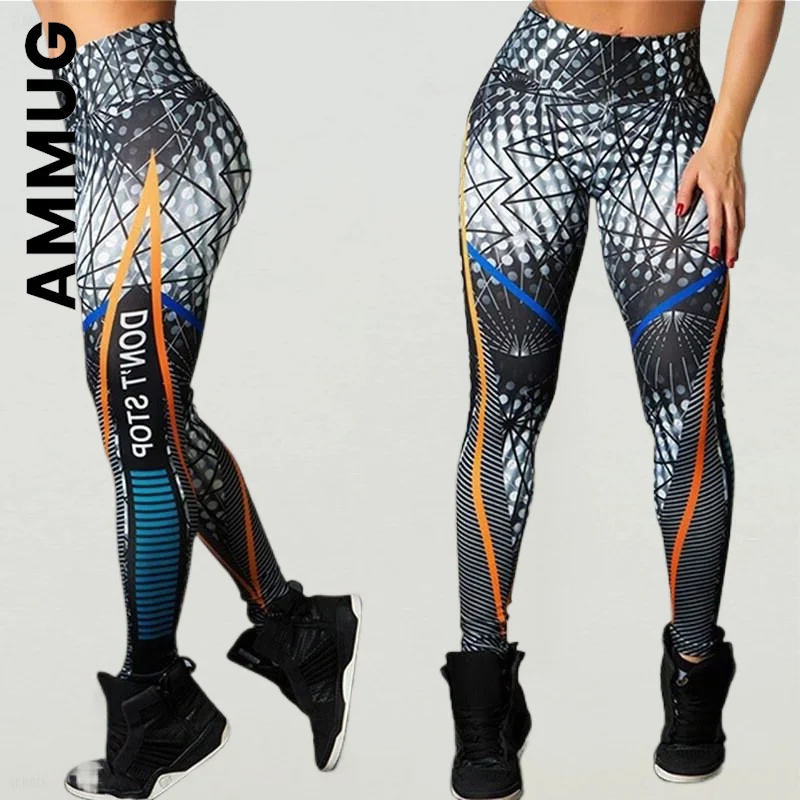 

Ammug Women Seamless Fashion Gym Push Up Workout Leggings High Waist Scrunch Clothing Tights Sporty Sports Leggings Female