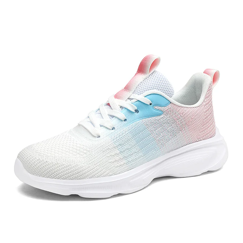 

Women Casual Sports Sneakers Breathable Women Walking Shoes Spring/Autumn Air Mesh Fashion Lace-Up Comfortable Outdoor Female