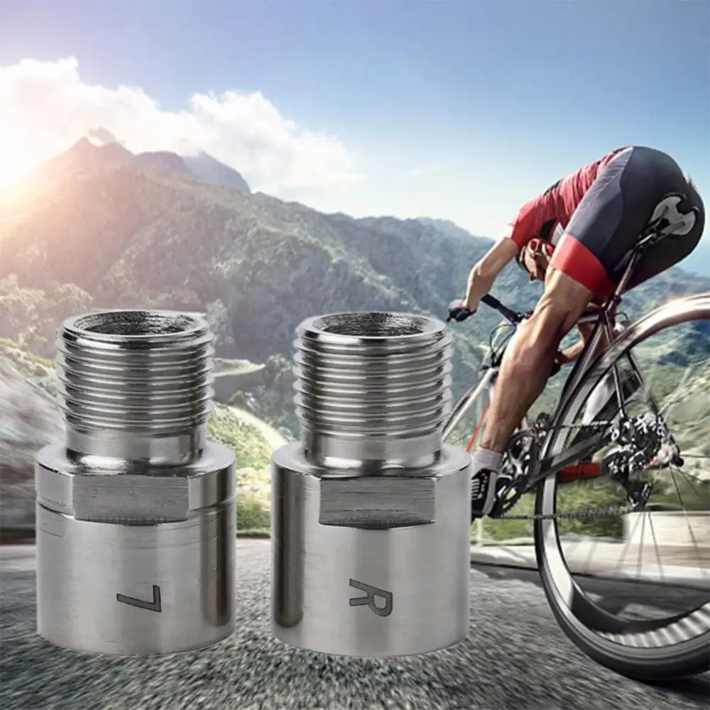 

for MTB Pedal Extenders Steel Titanium 1 Pair Bike Spacers Mountain Road Bicycle