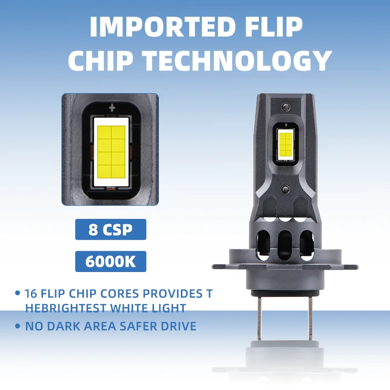 L4 H7 автомобильные лампы для передних фар с вентилятором