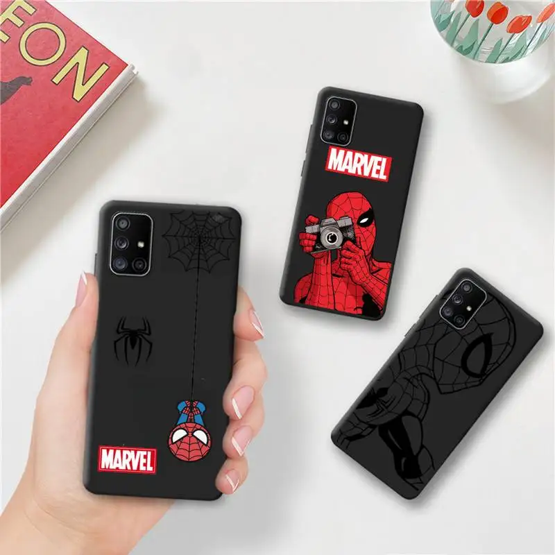 

Marvel spider man spiderman Phone Case For Samsung Galaxy A52 A21S A02S A12 A31 A81 A10 A30 A32 A50 A80 A71 A51 5G