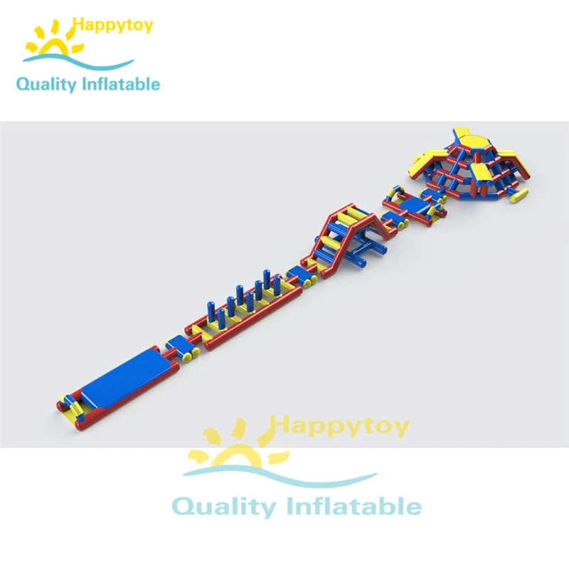 Большая Надувная аквапарк для взрослых плавающая водная игровая площадка