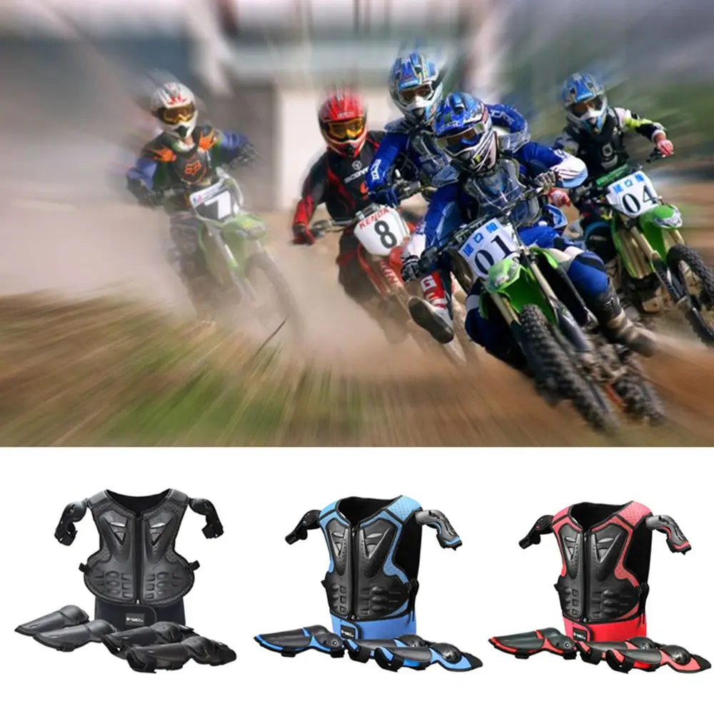 

Children's Armor Protective Suit Motocross Chest Spine Protection Vest Armor Motorcycle Protective Gear Body Protect