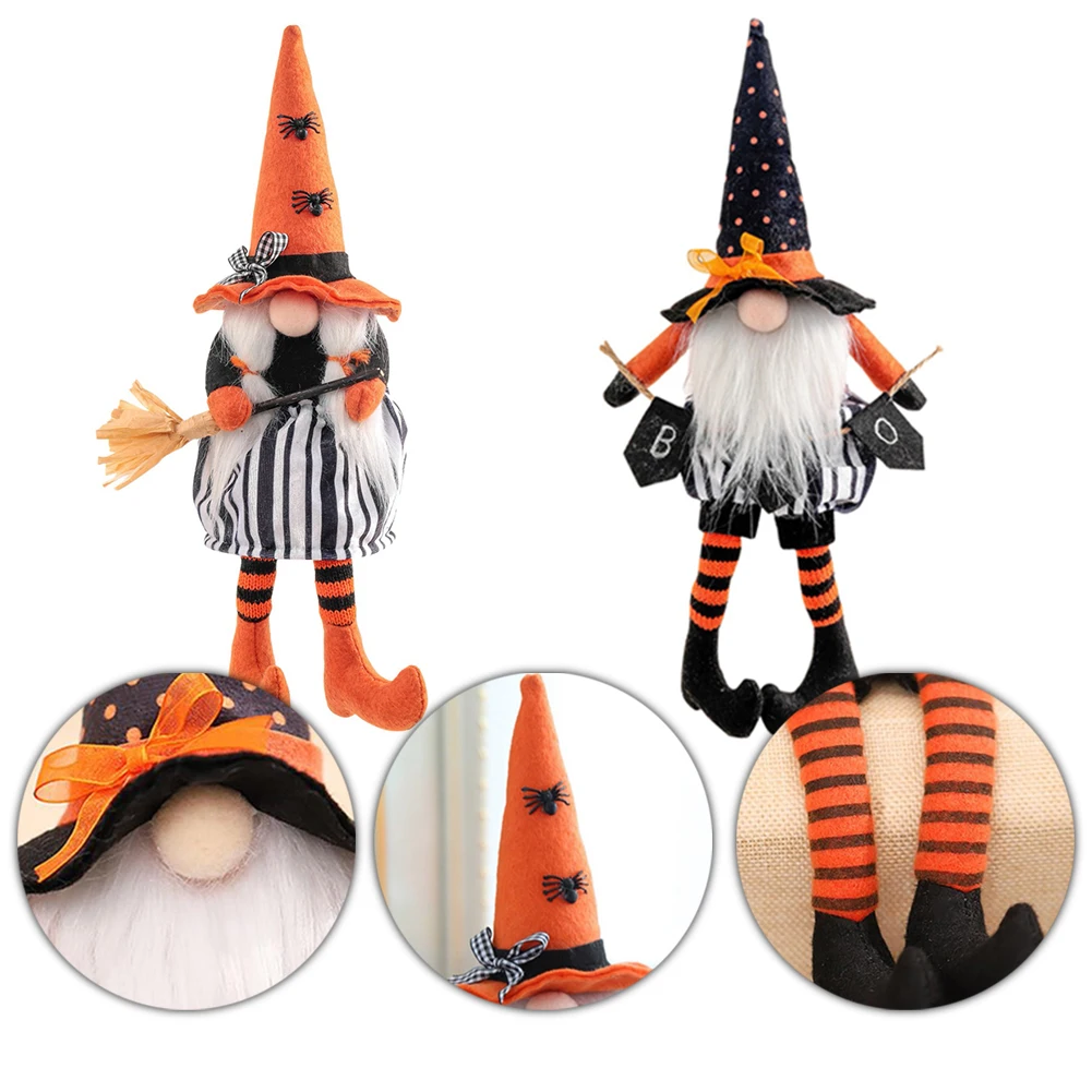 Кукла с длинными ногами без лица на Хэллоуин