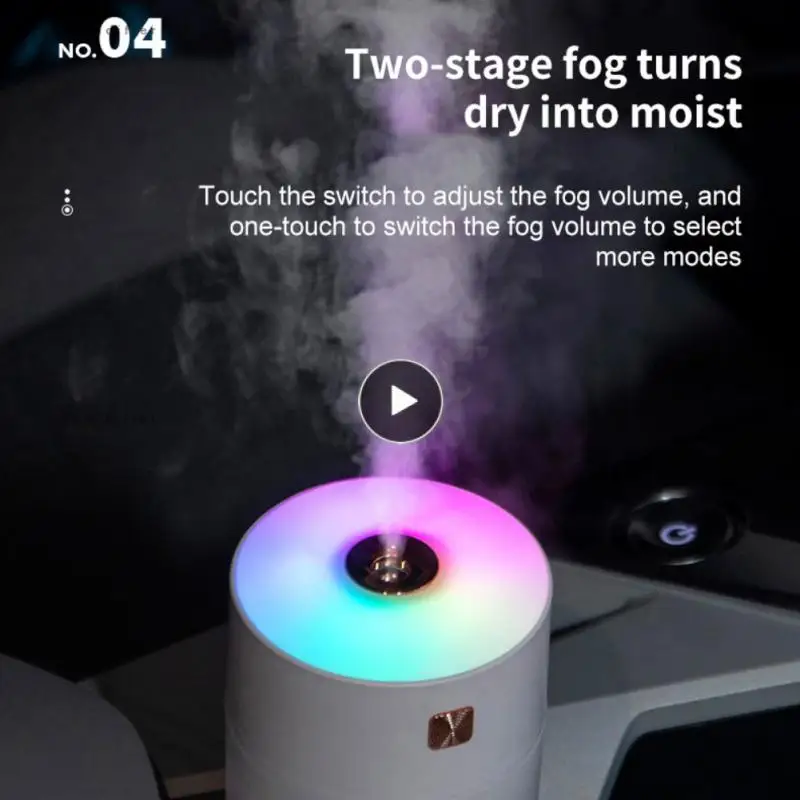 

Car Humidifier And Purifier Durable Soft Lights Silent Small Large-capacity Aromatherapy Creative Multifunctional Car Humidifier