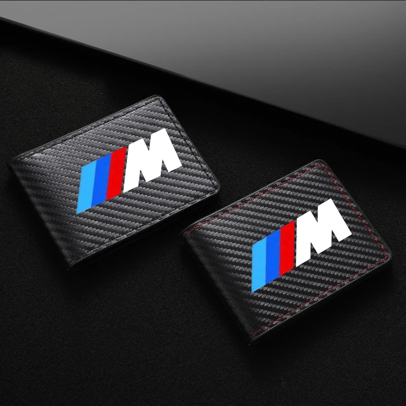 PU Leather Credit Card Case Car Driving Documents Protective For BMW M E46 E90 E60 F30 F10 E39 F20 E36 E87 E92 X5 E70 E53 |