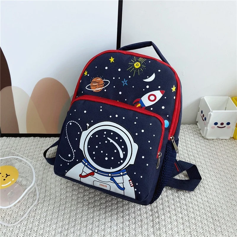 Children Cute Astronaut Rocket Fashion Backpacks New Popular Girl Boy Students Cartoon Lightweight Schoolbags for Travel Hot