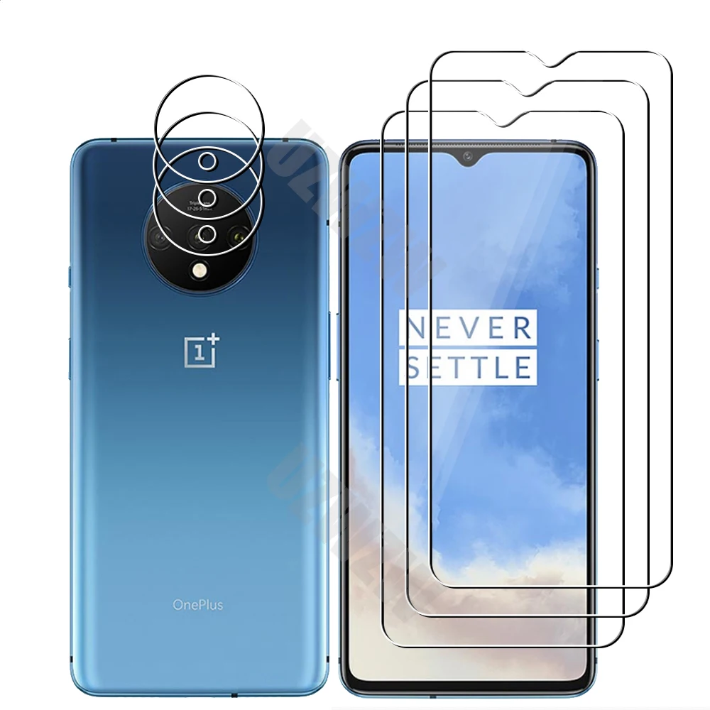 for-oneplus-7t-camera-lens-film-and-phone-protective-tempered-glass-screen-protector