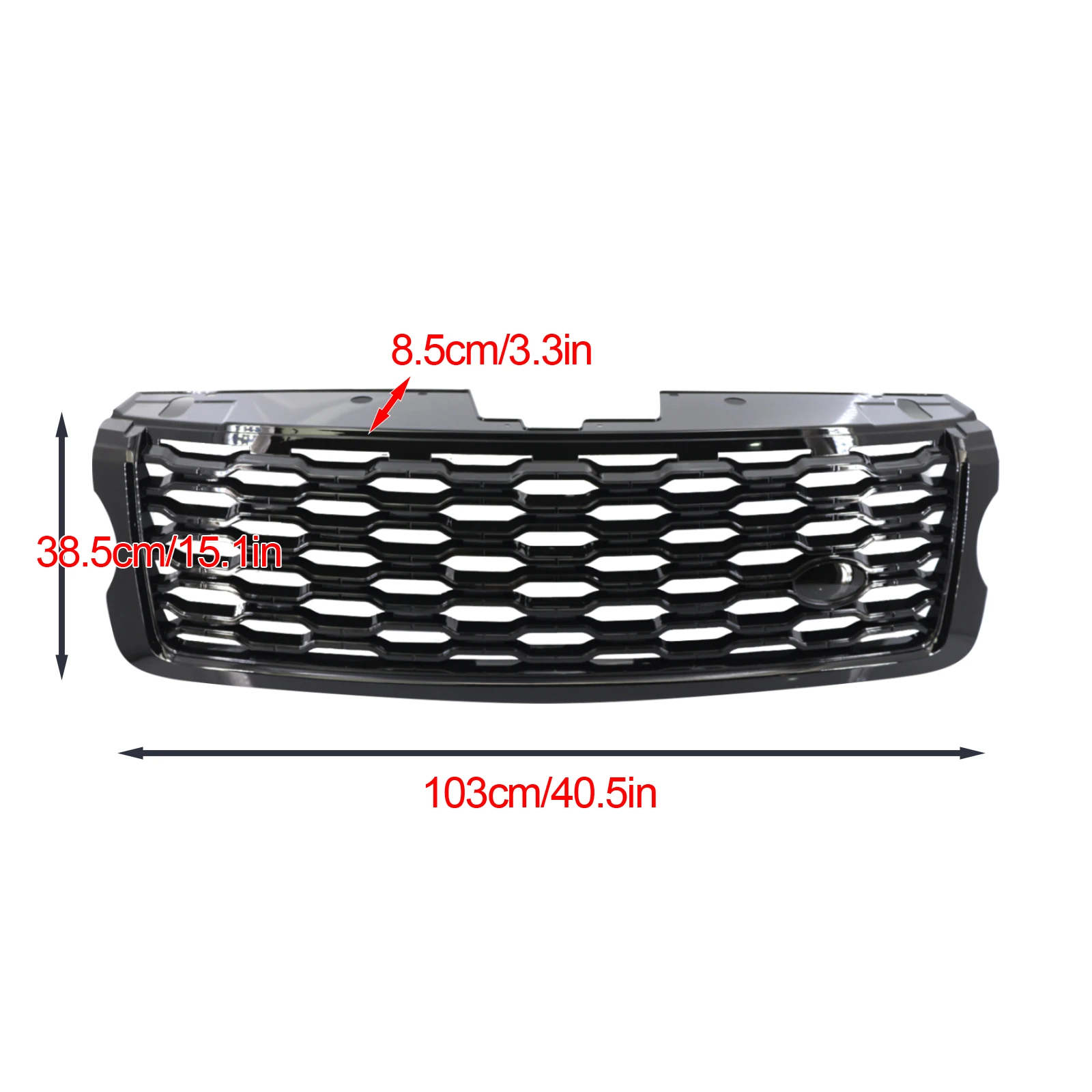 Решетка для переднего бампера Range Rover Velar 2013-2017 автомобильные аксессуары Черная