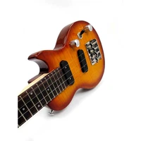 more color lp tenor electric ukulele 26 inch solid mini hawaiian guitar 4 steel strings ukelele guitarra guitarist