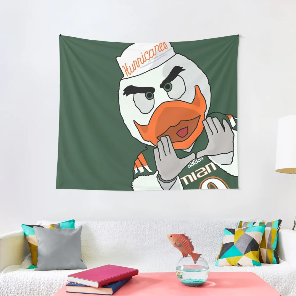 Университет Майами-Себастьян гобелен Ибис домашний и комфортный декор Настенный