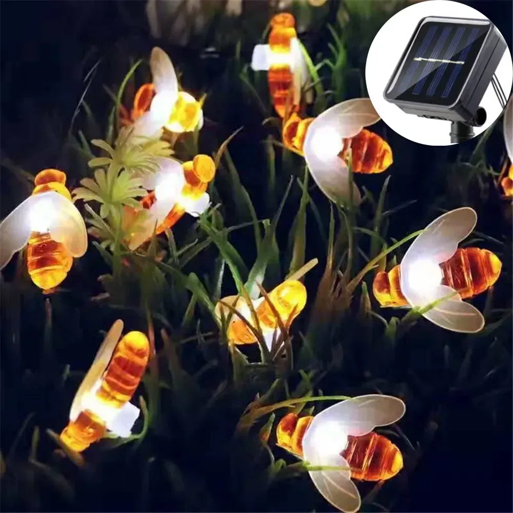 

Солнечные светильники TALBER "Пчелы", теплый свет, 20 LED