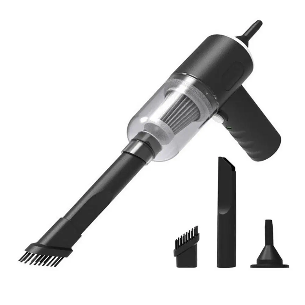 

Портативный беспроводной автомобильный пылесос, беспроводной пылесос двойного назначения для дома и автомобиля, мощный пылесос высокой мощности 120 Вт