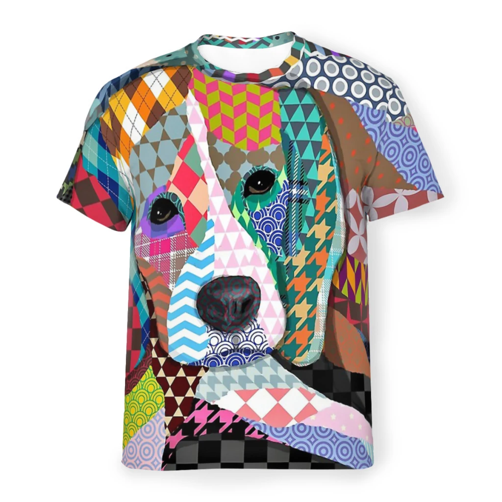 

Dog Cute Naughty Lively Clever Clingy Beagle Dog Polyester TShirts Male Harajuku Streetwear Thin T Shirt O Neck