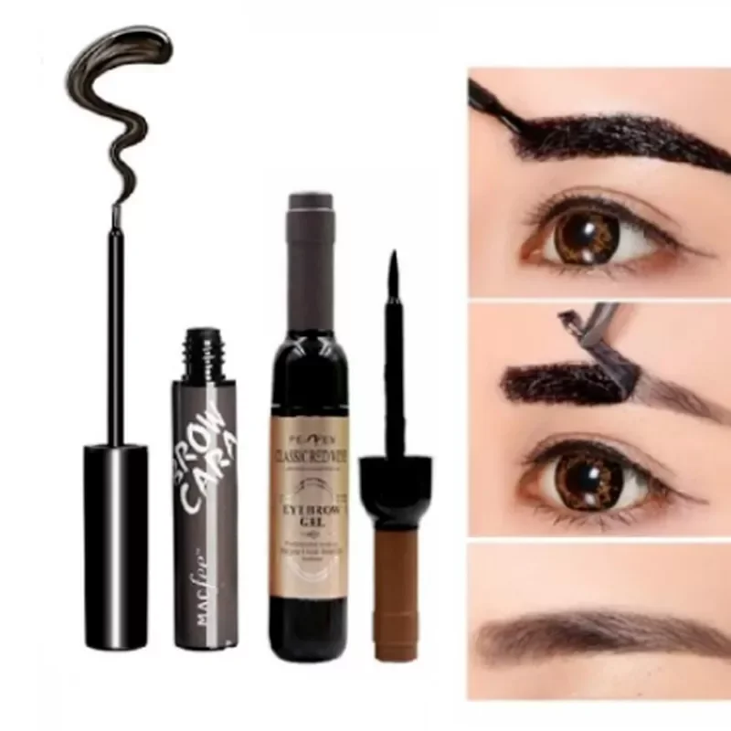 

2022NEW Eyebrow Enhancers Tattoo Gel Black Coffee Gray Red Wine Tattoos Brow Gels Waterproof Eyebrow Tint Gel Cream Makeup Cosme