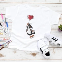 cartoon bernese mountain dog aesthetic clothes boys and girls summer tshirts oversized short sleeve toddler tees breathable