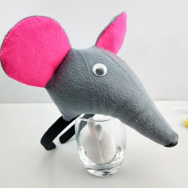 Прекрасная повязка на голову с мышью костюм мыши для косплея сценическое платье