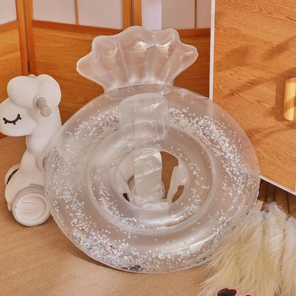 Rooxin детское плавающее кольцо для бассейна прозрачная оболочка со спинкой водное