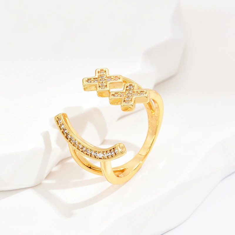 

Новые кольца в стиле хип-хоп в стиле панк с улыбкой золотого цвета для женщин Регулируемые кольца с улыбающимся лицом модные ювелирные изде...