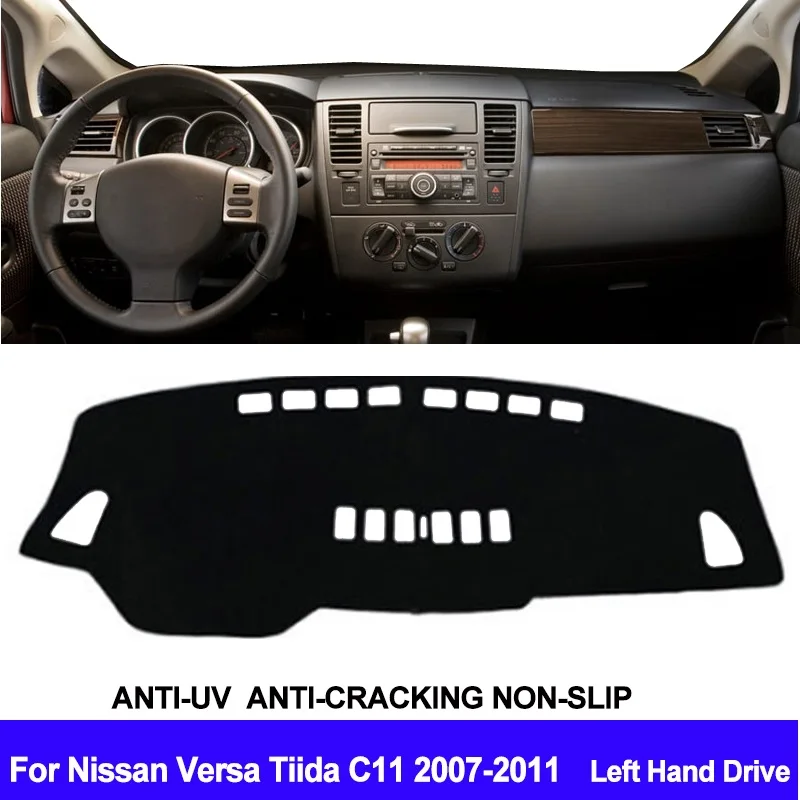 

For Nissan Versa Tiida C11 2007 2008 2009 2010 2011 Car Dashboard Cover Dash Mat Dash Pad DashMat Carpet ANti-UV NON-Slip