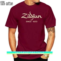 new since 1623 zildjian logo white color font men t shirt size s xxl