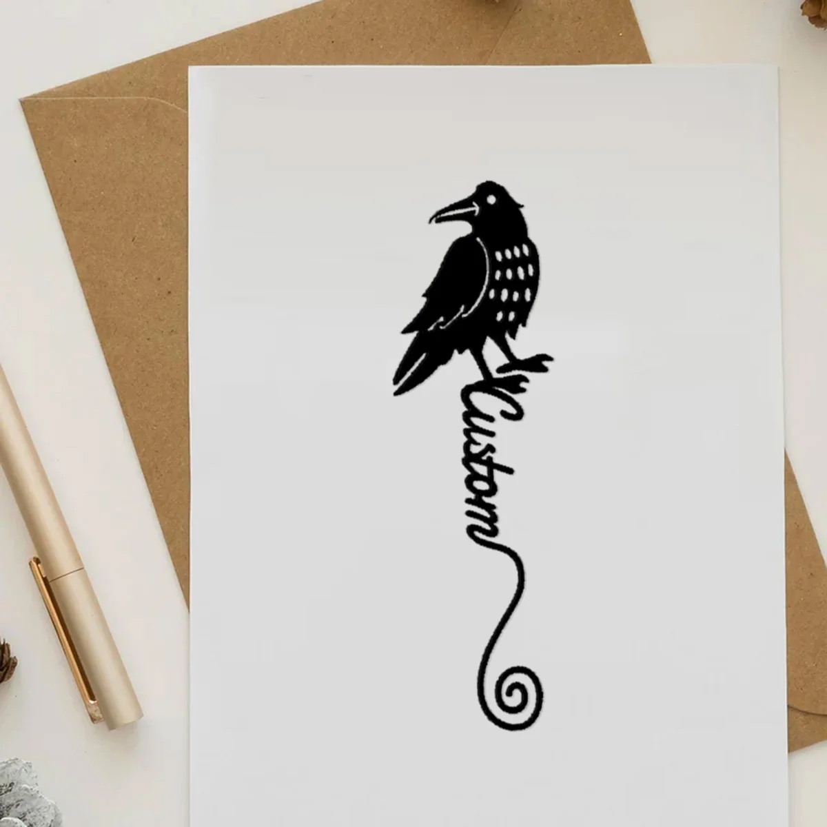 Металлическая закладка с подвесками в виде летающей птицы подарок для