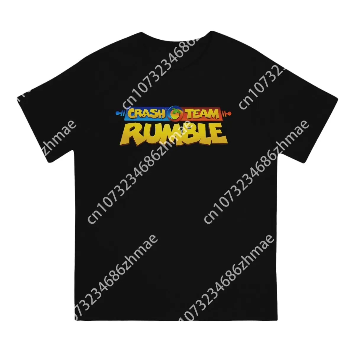 Мужские футболки для команды из чистого хлопка с надписью Rumble Game Icon Забавные