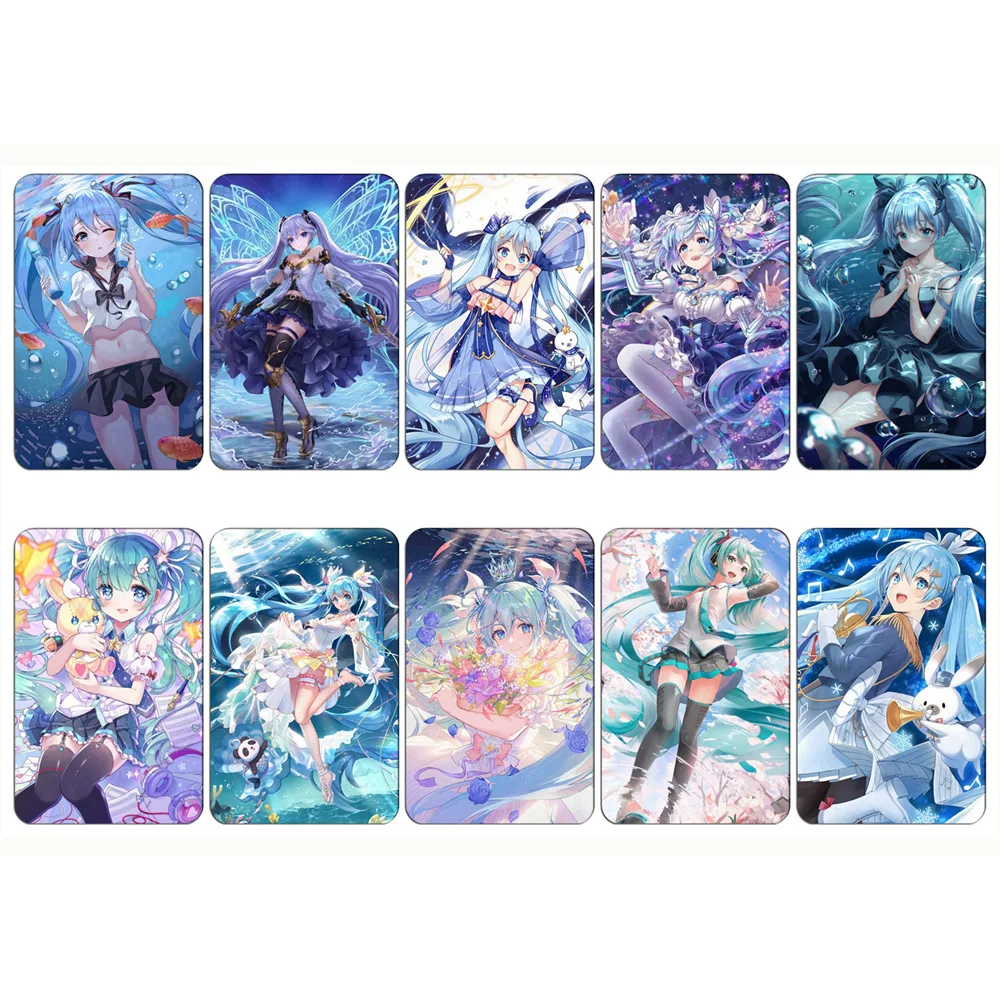 

Стикер для карт в стиле аниме Hatsune, стикер для карт, украшение для студентов, транспортная карта, карта для еды, стикер для кредитных карт без ...