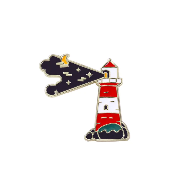 

Булавка-значок морской маяк