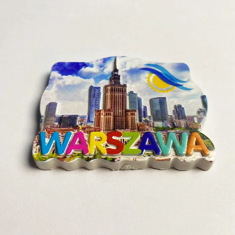 Сувениры польский домашний декор Варшавский дворец культуры и науки 3D магниты на