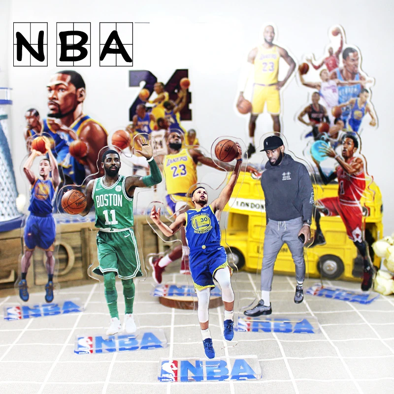 

Звезда НБА, стоячий знак LeBron Джеймс Стивен Карри Кайри Ирвинг Коби Брайант, столешница, украшение, товары