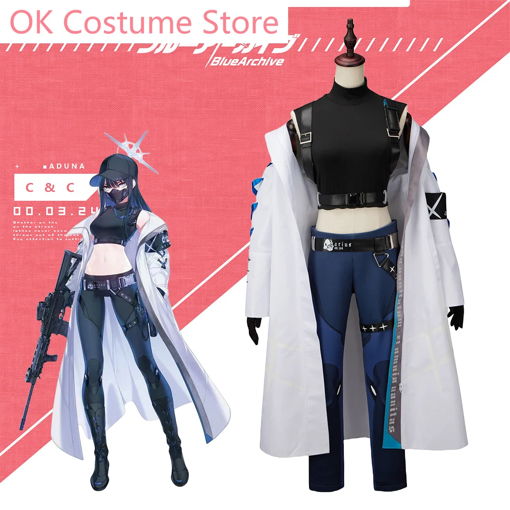 Синий архив костюм для косплея Jomae Saori Subdue косплей искусственная игра униформа