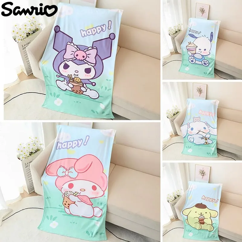 

Sanrio My Melody Pachacco Beach Towel Cinnamoroll New Household Bathroom Supplies Hotel Bath Towels Thickened Sports Sweat Towel