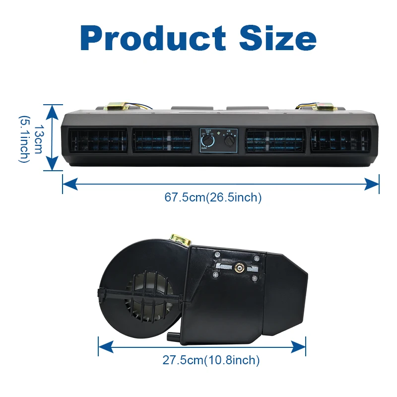 Универсальный модифицированный автомобильный Кондиционер 12 В/24 В охлаждающее