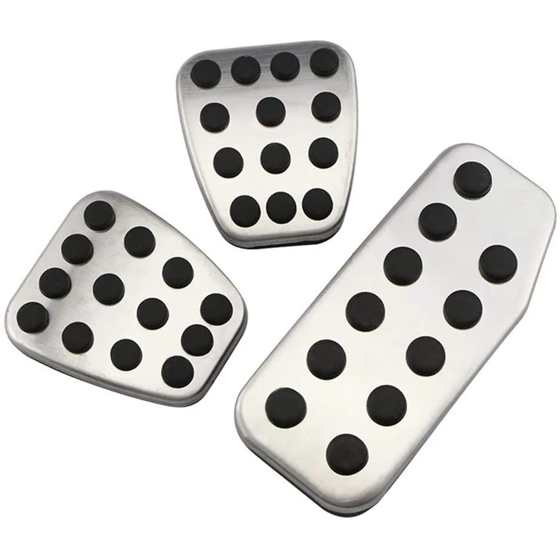 

9X Car Pedals Gas Brake Clutch Accelerator Pedal Pad Plate Cover For Honda CITY 2013 - 2020 Vezel HRV HR-V 2015-2020(MT)