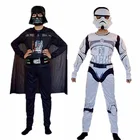 Звездные Войны Пробуждение силы классический детский персонаж из фильма Дарт Вейдер Штурмовик Хэллоуин