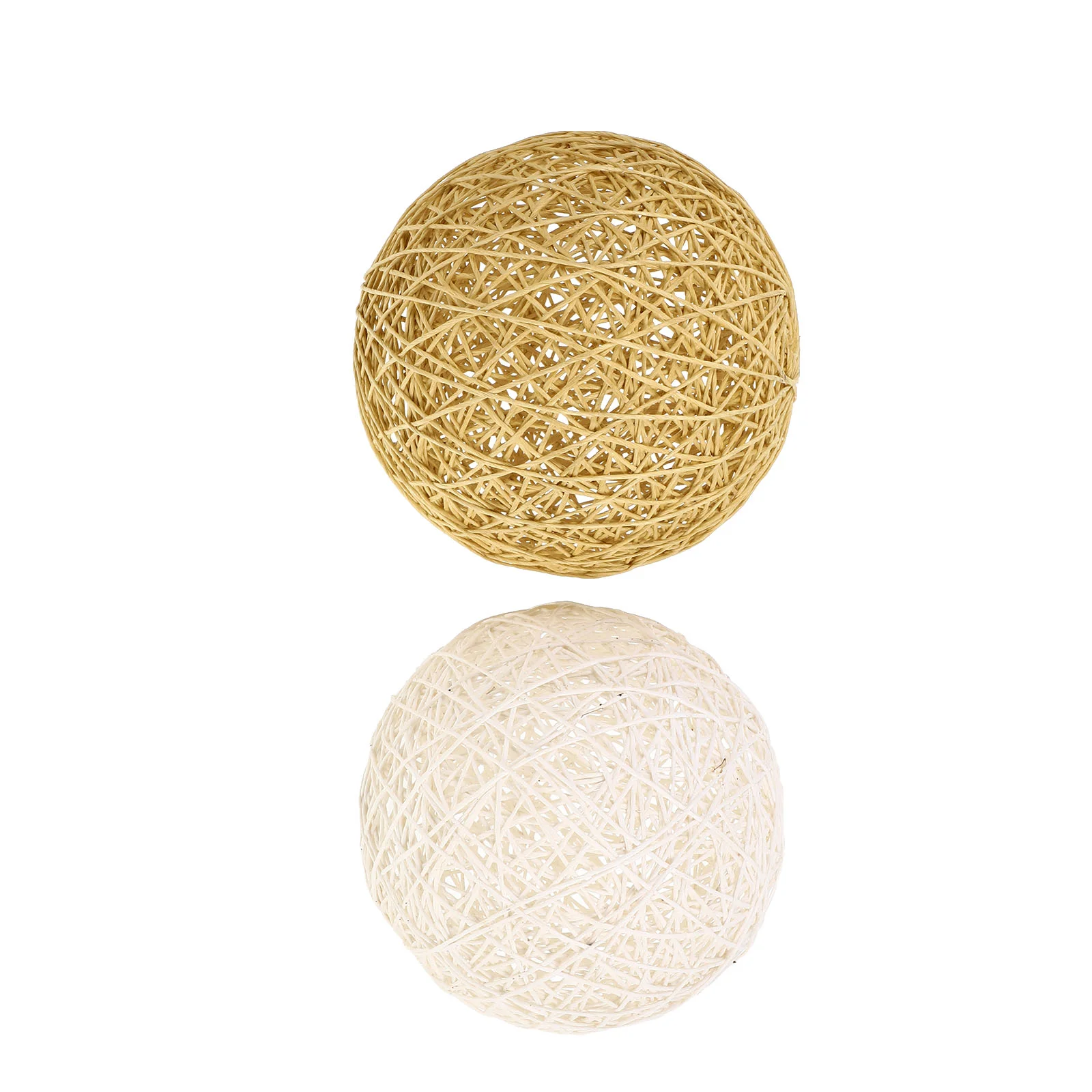 

Ball Takraw Lampshade Creative Simple Style Dustproof Decor Accessory Woven Cover