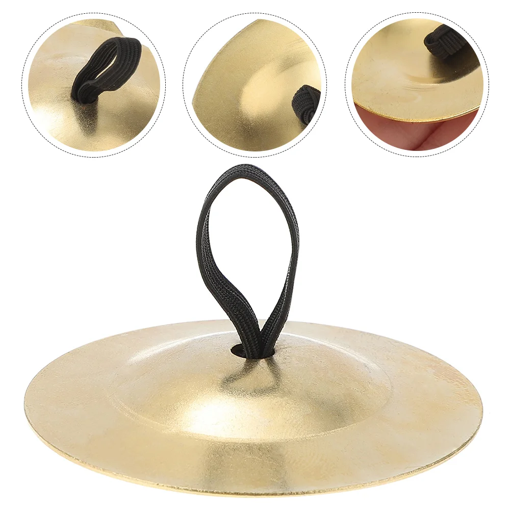 

5 Pairs Belly Dancing Finger Cymbals Mini Instruments Small Fingers Toys Kids Music Children Plaything Iron Goody Bag Cymbalas
