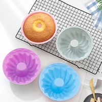 silicone muffin cup pumpkin cup donut mold chiffon cake mould 74cm multicolor cartoon baking tool free shipping