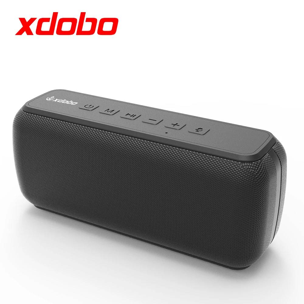 

XDOBO X7 50W Bluetooth-Compatible Speaker BT5.0 Portable Audio Player IPX5 Waterproof Sound Box Subwoofer Boombox TF Card AUX