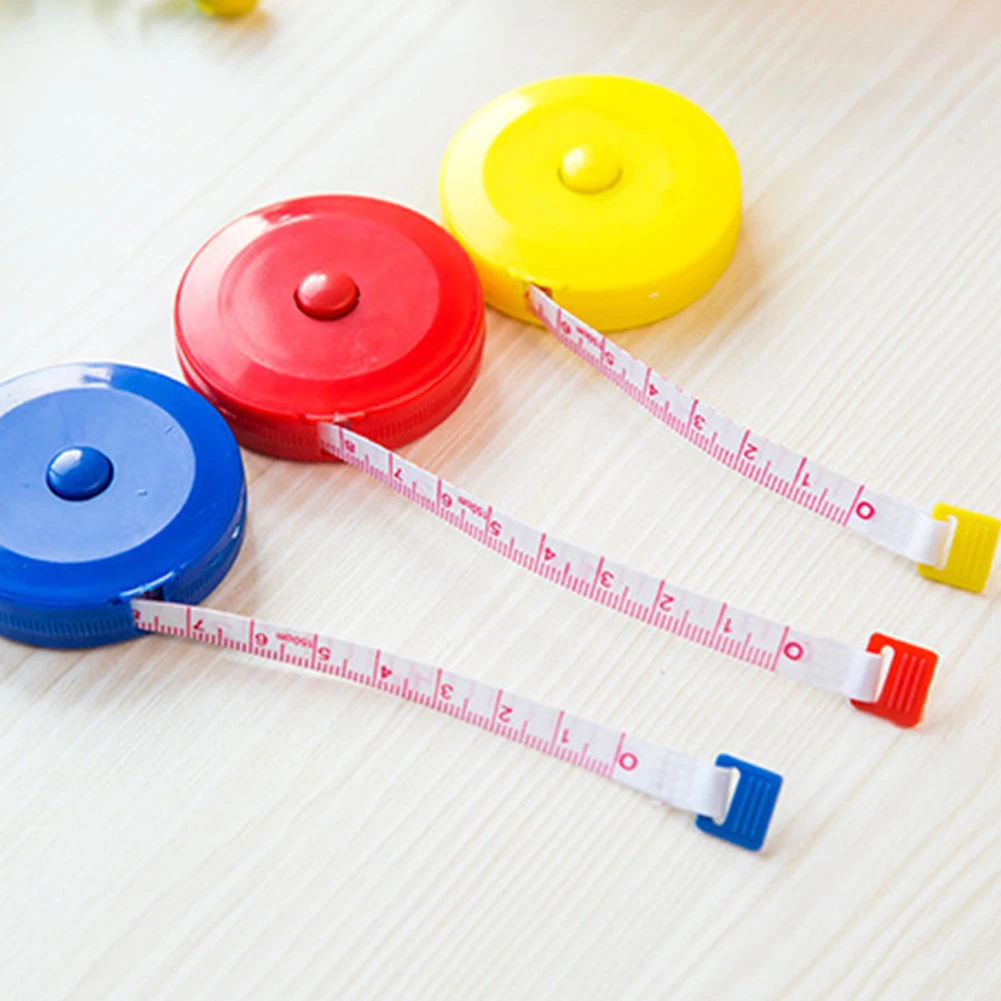 

1pc 150cm/60" Tape Measures Portable Retractable Ruler Children Height Ruler Centimeter Inch Roll Tape