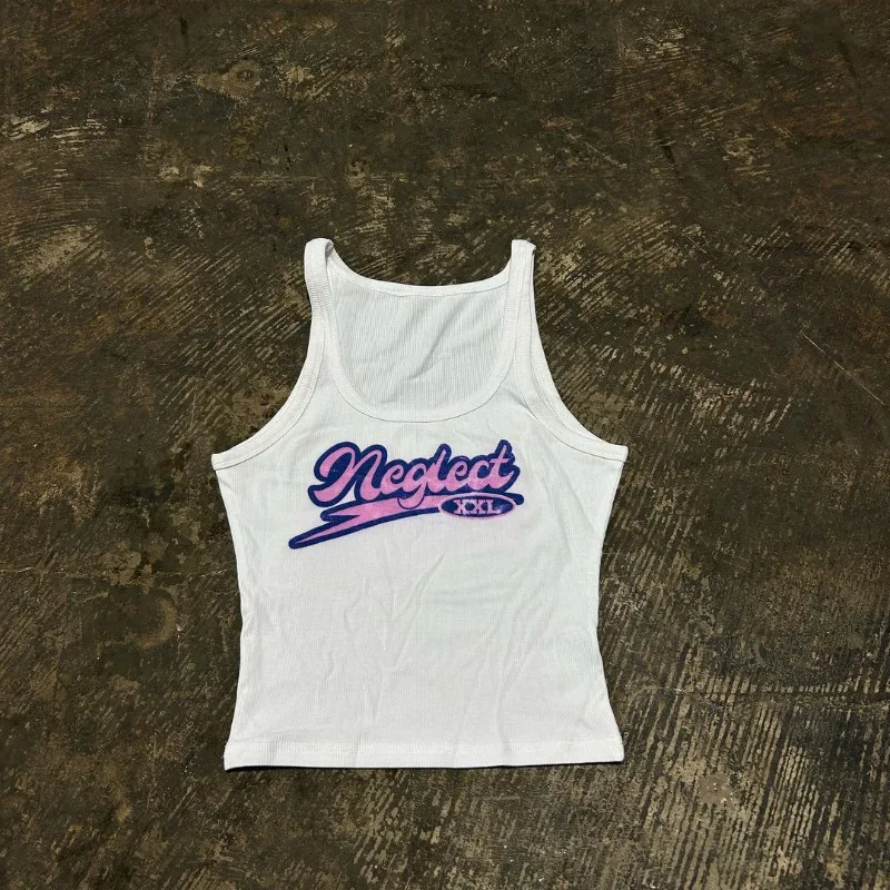 Y2k Женская одежда майка топ без рукавов сексуальный Лидер продаж индивидуальный